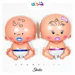 بادکنک نوزاد فویلی