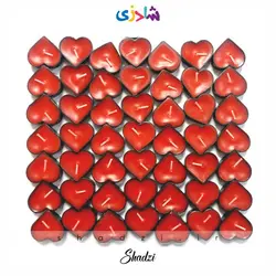 شمع وارمر قلبی ۵٠عددی قرمز