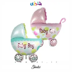 بادکنک کالسکه نوزاد فویلی