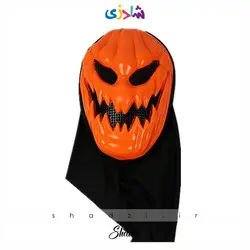ماسک طرح کدو هالووین شنل دار