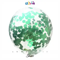 بادکنک پولکی سبز