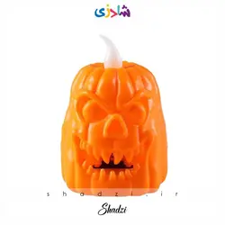 چراغ کوچک کدو تنبل طرح شمع