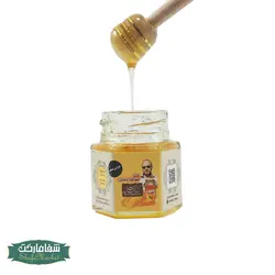 عسل تک نفره طبیعی (با قاشق چوبی)