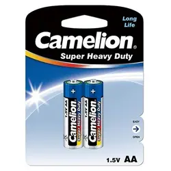 باتری قلمی Camelion مدل Super Heavy Duty (کارتی ۲ تایی)