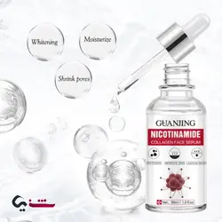 سرم صورت نیکوتین‌آمید کلاژن GUANJING  COLLAGEN FACE SERUM (30میلی لیتر