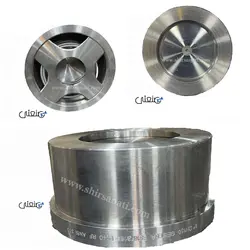 شیر یکطرفه بین فلنجی استیل