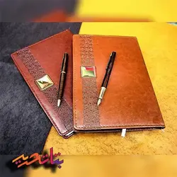 بتا سررسید ترمو وزیری جای پلاک دار -کد 506