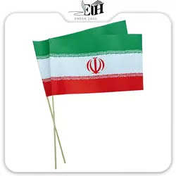 پرچم دسته پلاستیکی 20*30 - بتا تحریر پخش عمده تحریر در مشهد و ایران