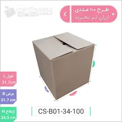 کارتن تخم مرغ طرح ۱۰۰ عددی