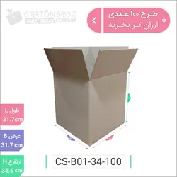 کارتن تخم مرغ طرح ۱۰۰ عددی