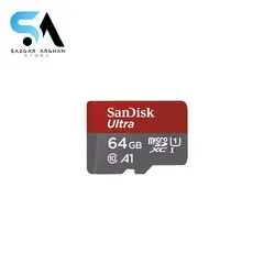 کارت حافظه microSDXC سن دیسک مدل Ultra A1 کلاس 10 استاندارد UHS-I سرعت 120MBps ظرفیت 64 گیگابایت - فروشگاه اینترنتی سازگار