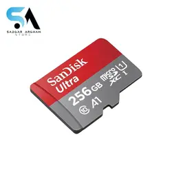 کارت حافظه microSDXC سن دیسک مدل Ultra A1 کلاس 10 استاندارد UHS-I سرعت 120MBps ظرفیت 256 گیگابایت