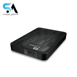 هارددیسک اکسترنال وسترن دیجیتال مدل My Passport AV-TV WDBHDK0010BBK-EESN ظرفیت 1 ترابایت