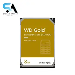 هارددیسک اینترنال وسترن دیجیتال مدل Gold WD8004FRYZ ظرفیت 8 ترابایت