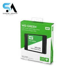 اس اس دی اینترنال وسترن دیجیتال مدل Green WDS120G2G0A ظرفیت 120 گیگابایت