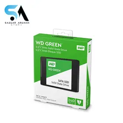 اس اس دی اینترنال وسترن دیجیتال مدل Green WDS240G2G0A ظرفیت 240 گیگابایت