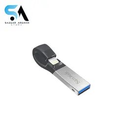 فلش مموری لایتنینگ و USB3.0 سن دیسک مدل iXPAND ظرفیت 64 گیگابایت