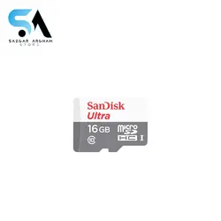 کارت حافظه microSDHC سن دیسک مدل Ultra  کلاس 10 استاندارد UHS-I سرعت 100MBps ظرفیت 16 گیگابایت به همراه آداپتور SD
