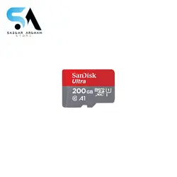 کارت حافظه microSDXC سن دیسک مدل Ultra A1 کلاس 10 استاندارد UHS-I U1 سرعت 100MBps ظرفیت 200 گیگابایت