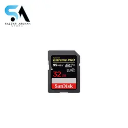 کارت حافظه SDHC سن دیسک مدل Extreme Pro V30 کلاس 10 استاندارد UHS-I U3 سرعت 633X 95MBps ظرفیت 32 گیگابایت