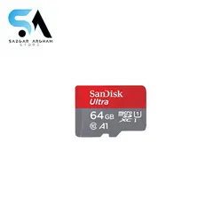 کارت حافظه microSDXC سن دیسک مدل Ultra A1 کلاس 10 استاندارد UHS-I U1 سرعت 100MBps ظرفیت 64 گیگابایت