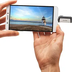 فلش مموری سن دیسک مدل Ultra Dual Drive USB Type-C ظرفیت 128 گیگابایت - فروشگاه اینترنتی سازگار