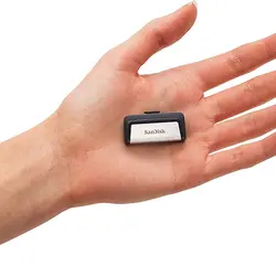 فلش مموری سن دیسک مدل Ultra Dual Drive USB Type-C ظرفیت 128 گیگابایت - فروشگاه اینترنتی سازگار