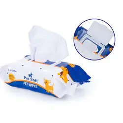 دستمال مرطوب مخصوص حیوانات پت سافت Pet soft