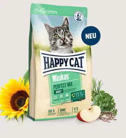 غذا خشک گربه بالغ هپی کت طعم میکس Happy Cat