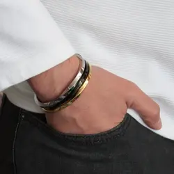 دستبند استیل بنگل کد d204