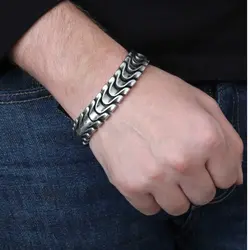 دستبند مدل پوست ماری کد d114