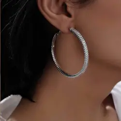 گوشواره رادیوم نگین اتمی سایز بزرگ