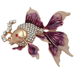 گل سینه زنانه طرح ماهی کد g2