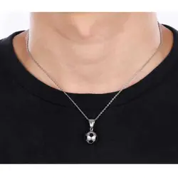 گردنبند توپ فوتبال کد sp68