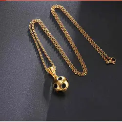 گردنبند توپ فوتبال کد sp68