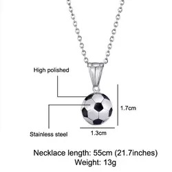 گردنبند توپ فوتبال کد sp68