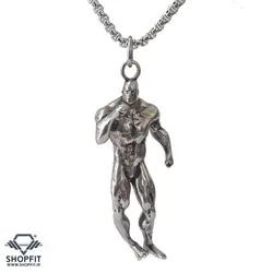گردنبند مردانه مدل فیگور بدنسازی کلاسیک فیزیک کد sp94