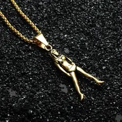 گردنبند زنانه طرح فیگور بدنسازی کد sp20