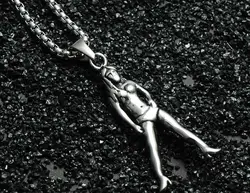 گردنبند زنانه طرح فیگور بدنسازی کد sp20