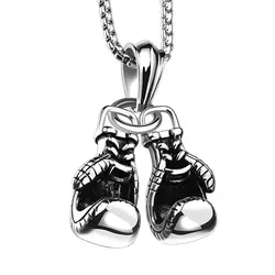 گردنبند مردانه دستکش بوکس کد nc5