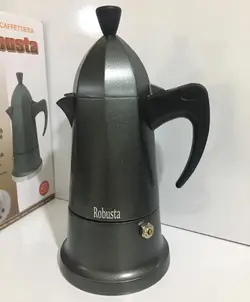 موکاپات مشکی 3 کاپ طرح کله قندی | قهوه سیراف