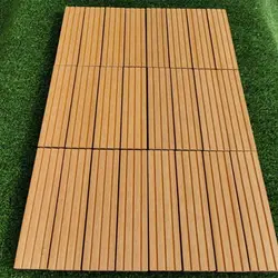 تایل چوب پلاست مدل ماهون کد 05 سه تایی