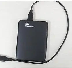 هارد اکسترنال وسترن دیجیتال مدل Elements ظرفیت 2 ترابایتWestern Digital Elements External Hard Drive - 2TB