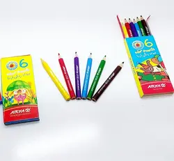 مدادرنگی 6 رنگ کوتاه آریا