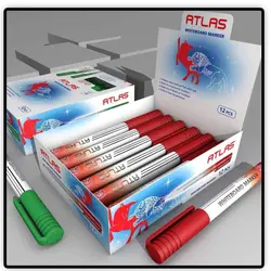 ماژیک وایت برد سر گرد اطلس