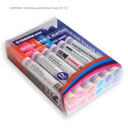 بسته 12 عددی ماژیک وایت برد رنگی کرونا