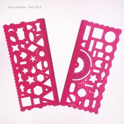 شابلون دوقلوی ژله ای مختلط – (هندسی + شکلی)