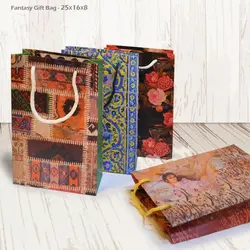 ساک هدیه فانتزی متوسط (سایز 7×17×26 سانت)