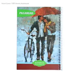 دفتر 100 برگ جلد سخت طرح کلاسیک