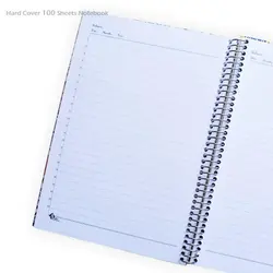 دفتر 100 برگ جلد سخت طرح کلاسیک